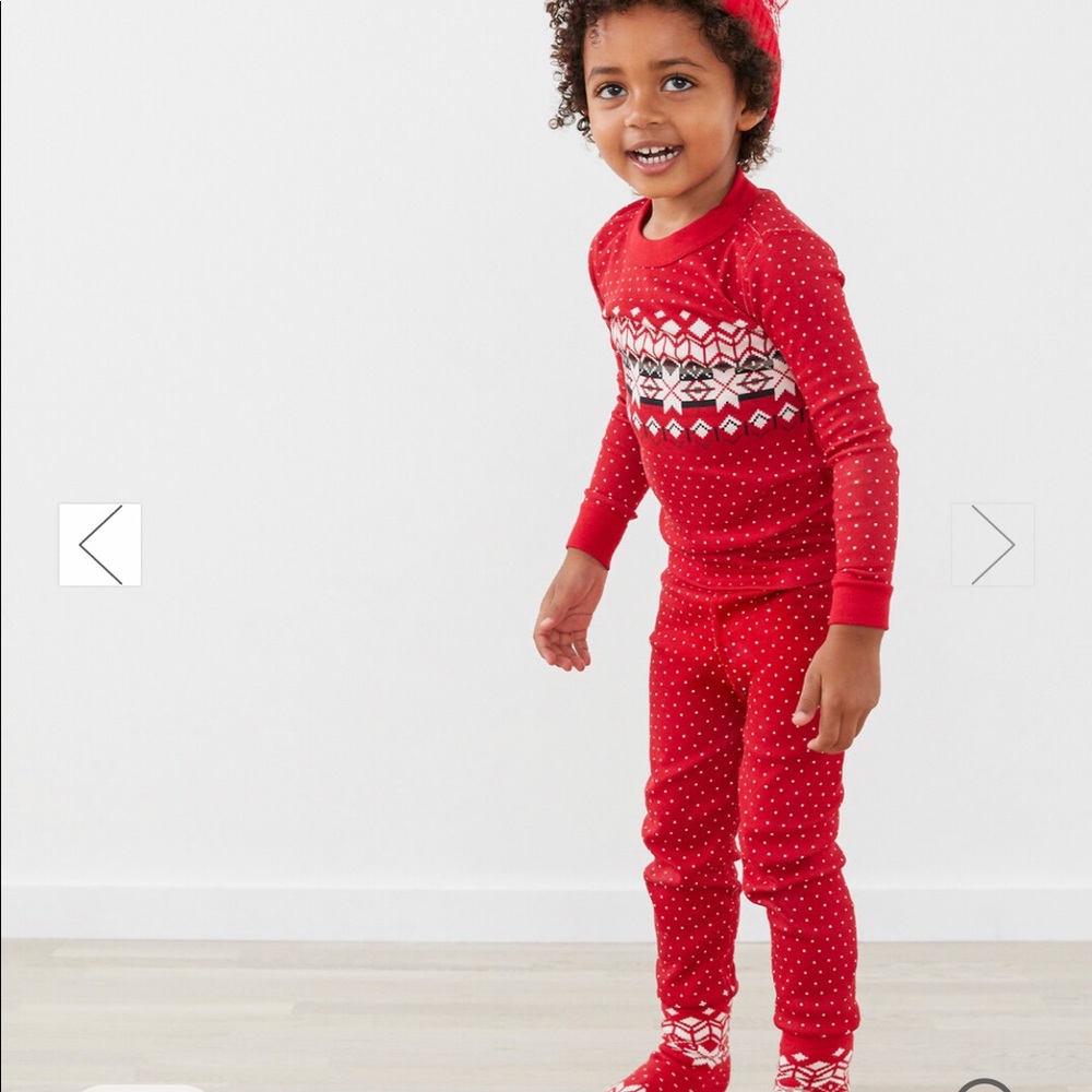 Hannah Andersson Long John Pajamas In Organic Cotton